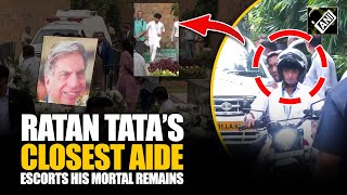 31yearold Ratan Tata’s closest aide Shantanu escorts his mortal remains ahead of State funeral [upl. by Sordnaxela]