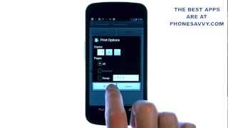 PrinterShare  App Review and HowTo  Print Directly from your Android to your Printer [upl. by Iggem]