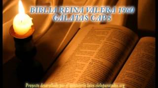 Biblia HabladaBIBLIA REINA VALERA 1960 GÁLATAS CAP 5 [upl. by Kalila796]