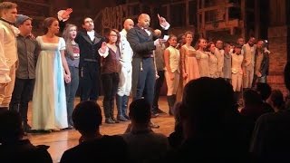 Mike Pence booed by crowd addressed by cast of Hamilton [upl. by Moncear]