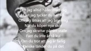 Eric Amarillo  Om sanningen ska fram Lyrics [upl. by Chavey]