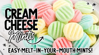 Cream Cheese Mints The Most Addictive Recipe EVER [upl. by Milo]