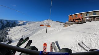 Skiing Saalbach Hinterglemm 2024 [upl. by Kus]