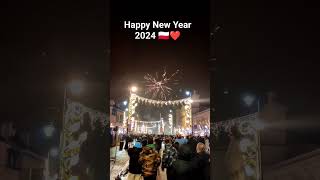 HAPPY NEW YEAR 2024 WARSAW POLAND  SYLWESTER W WARSZAWIE 2024 🇵🇱❤️🥂🍾 [upl. by Duquette653]