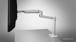 LX Desk Monitor Arm Tall Pole from Ergotron Top Features amp Benefits [upl. by Locklin444]