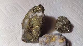 Gold vs Pyrite amp Chalcopyrite [upl. by Berglund]