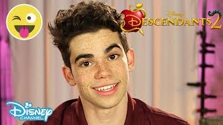 Descendants 2  Carlos by Cameron Boyce Interview  Official Disney Channel UK [upl. by Dyun796]