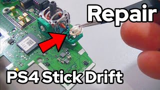 How to Repair Dualshock 4 Analog Stick Input  PS4 Stick Drift [upl. by Annetta]