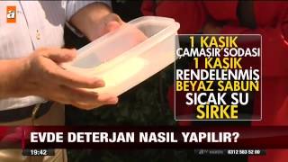 Evde deterjan nasıl yapılır  atv Ana Haber [upl. by Emlen]