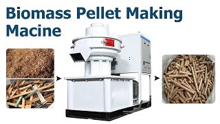 Wood Pellet machine [upl. by Leva]