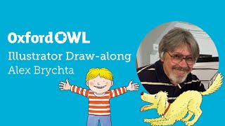 Author Drawalong Draw with Alex Brychta  Oxford Owl [upl. by Ahsilek741]