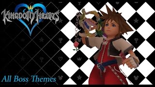 Kingdom Hearts 15 OST All Boss Themes [upl. by Clarhe]