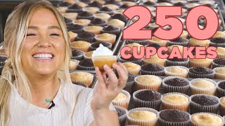 I Tried To Frost 250 Cupcakes In 5 Minutes • Tasty [upl. by Remmos]