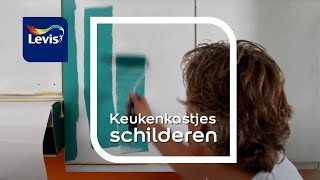 Keukenkastjes van melamine schilderen tips amp tricks  Levis letscolour [upl. by Asteria]