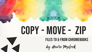 How to copy and move files with a Chromebook [upl. by Ayoj]