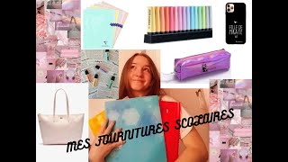 MES FOURNITURES SCOLAIRES 2023  2024 BACK TO SCHOOL EP 1 [upl. by Sucitivel]