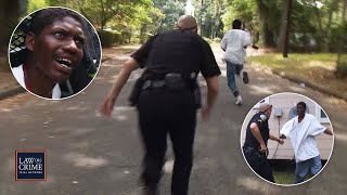 Man Runs From Cops Attempts to Hide Drugs Under House COPS [upl. by Marthe863]