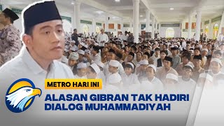 Gibran Tidak Hadiri Dialog Muhammadiyah Kenapa [upl. by Akeem]