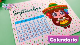 Haz el CALENDARIO DE SEPTIEMBRE  ideas de organización bullet journal journaling [upl. by Ruskin797]