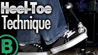 HeelToe Technique  Beginner Drum Lessons [upl. by Lezlie]