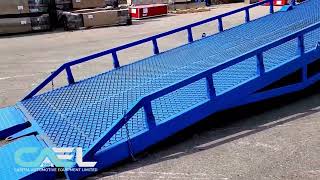 Heavy duty Steel Loading Dock Ramp 10 Ton Capacity  Warranty  Finance Avail [upl. by Enomahs795]