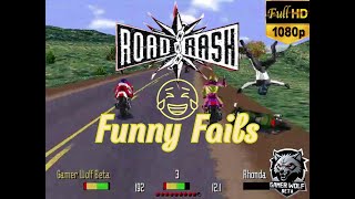 Road Rash  Level 4  Map Napa Valley  Funny Fails🤣😂🏍️ [upl. by Runkle709]