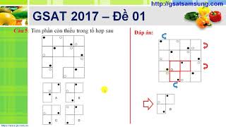 Gsat Samsung 2017 đề 02 phần 1 Sách cẩm nang Gsat samsung 2017 [upl. by Enywad]