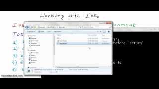 Working with Integrated Development Environments IDEs C Programming Tutorial 04 [upl. by Robenia519]