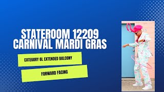 Stateroom 12209 Carnival Mardi Gras [upl. by Simmie496]