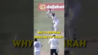 आखिर Jasprit Bumrah Test Cricket में Virat Kohli को Bowling क्यों कर रहे है  jaspritbumrah virat [upl. by Arrol]