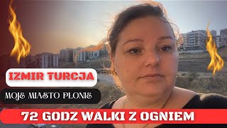 Wielki pożar w Izmirze Z ogniem walczą tysiące strażaków [upl. by Aizek]