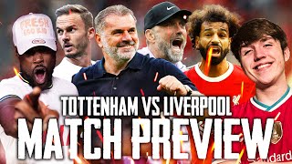 THINGS KICK OFF IMMEDIATELY ONCE AGAIN EXPRESSIONS VS HAMEZ Tottenham vs Liverpool MATCH PREVIEW [upl. by Jankell326]