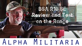 BSA R10 SE  Air Rifle Review and Test at the Range [upl. by Kalikow]