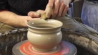 Throwing  Making pottery bowls with lug handles the easy way [upl. by Fausta423]