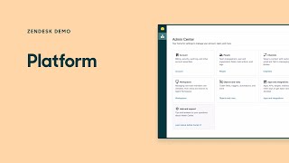 Zendesk Demo Platform [upl. by Notsirt290]