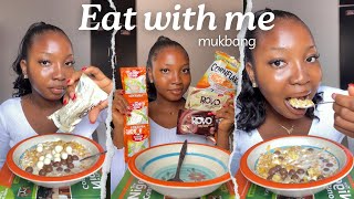 Cornflakes and chocolates mukbang [upl. by Ettesil104]