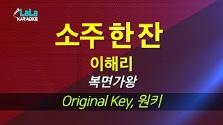 이해리  소주 한 잔 복면가왕 노래방 LaLaKaraoke Kpop [upl. by Anuala]