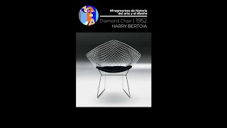 Diamond Chair Bertoia  1952 diseño arquitectura diseñointeriores diseñoindustrial decoración [upl. by Ardnal262]