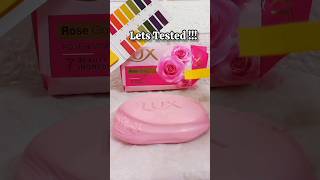 Shocking🤯 this soap ph test lux soap shorts lux soapbodycarebeautybathingsoaptestphtestskin [upl. by Adialeda]