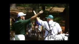 Louis Oosthuizen Sinks Double Eagle At Masters Gets A Piece Of History [upl. by Aleuqahs99]