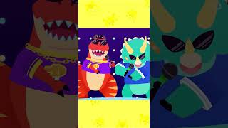 ChitaBú 😎🎤🦖 Grandes dinosaurios  🦖Gran Tiranosaurio Rex 🦖  Cheetahboo en español  Shorts [upl. by Dorn]