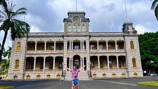 IOLANI PALACE Full Video Tour  Only Royal Palace in the US  Honolulu Hawaii [upl. by Anialem848]