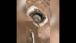 Unclogging a shower drain [upl. by Mcnelly]