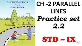 parallel lines practice set 22 I Parallel lines std 9 I Parallel lines class 9 I Parallel lines [upl. by Aggri]