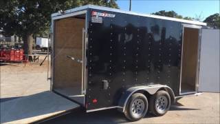 Nort Texas Trailers Wells Cargo Fast Track 7X14 [upl. by Barcus]