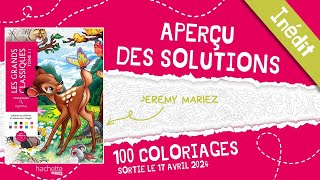 Les grands classiques tome 11  Coloriages Hachette Heroes Disney  APERCU [upl. by Gunther990]