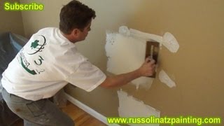 DIY Drywall Repair How to Fix Holes and Dents in the Wall Part 3 [upl. by Carrew]