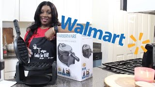 Farberware Single Flip Waffle Maker Unboxing [upl. by Aelram]