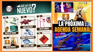 🔥LA PRÓXIMA AGENDA SEMANAL DE FREE FIRE EN AGOSTO 2024 SKAR Y KATANA EVOLUTIVA BONUS DE DIAMANTES [upl. by Neri614]