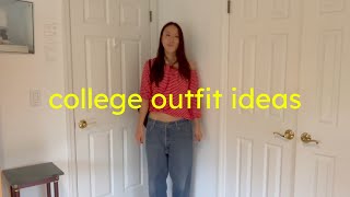 COLLEGE OUTFITS for all occasions  outfits ideas for school 📚 [upl. by Nivled650]